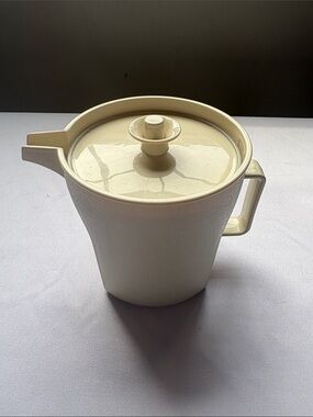 Vintage Tupperware Creamer with Push Button N Seal Lid - Almond color